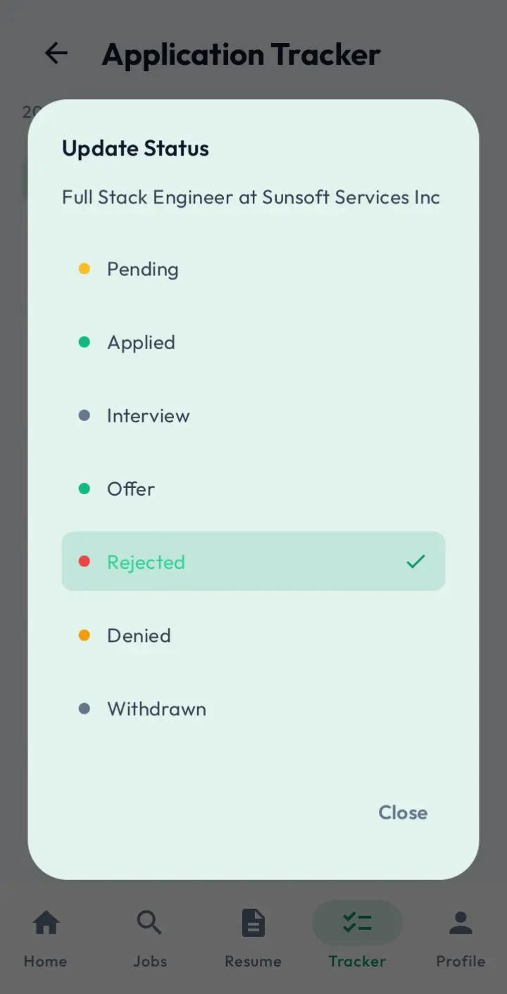 JobAi Screen